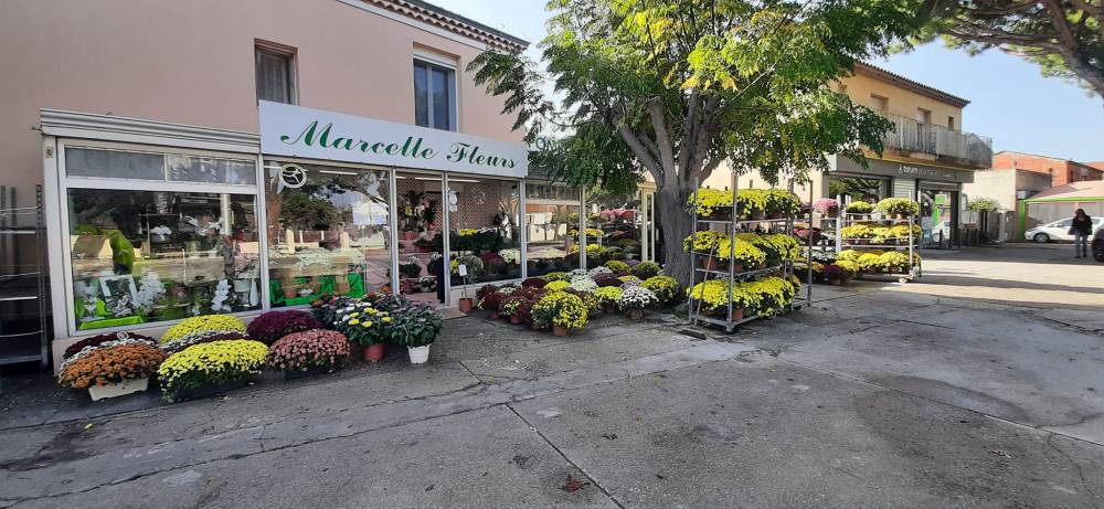 extérieur de la boutique Marcelle Fleurs